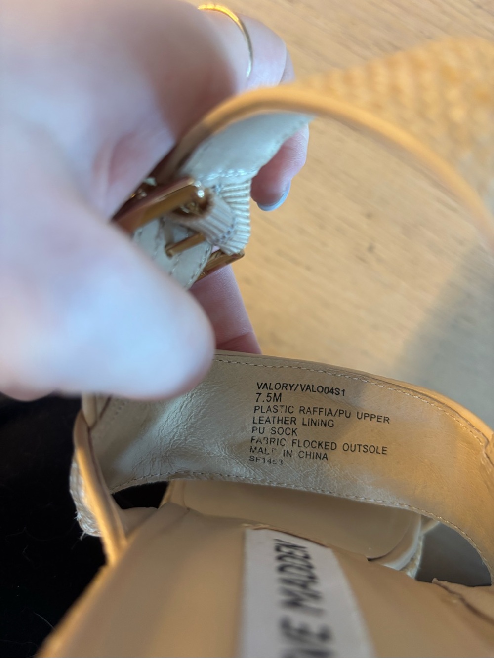 Steve Madden Raffia Platform Heel - Picture 5 of 5